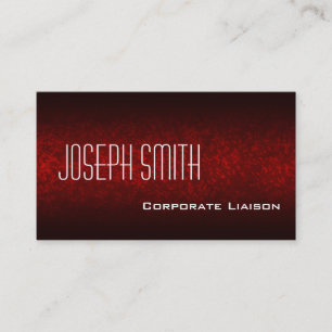 Schlicht Red Modern Beruflich Business Cards Visitenkarte