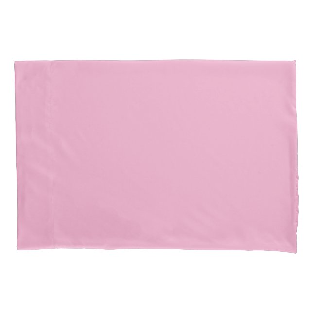 Schlicht rosa Pillowcases Kissenbezug (Vorderseite-Links)