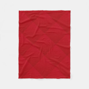 Schlicht rote Farbe Fleecedecke