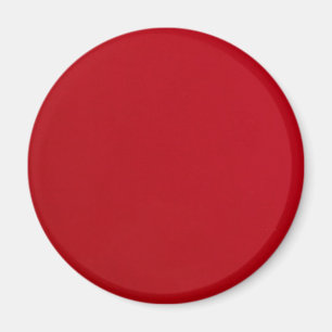 Schlicht rote Farbe Magnet
