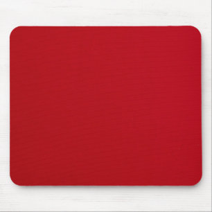 Schlicht rote Farbe Mousepad