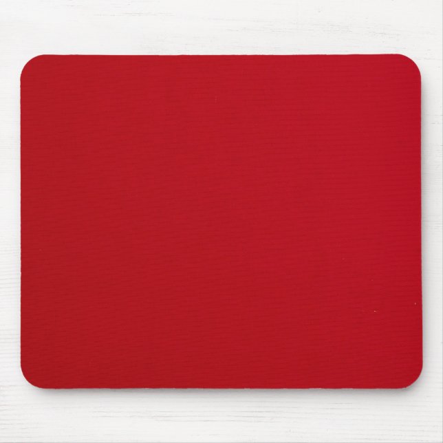 Schlicht rote Farbe Mousepad (Vorne)