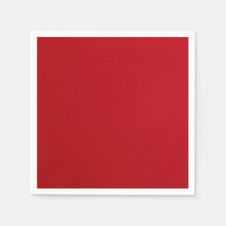 Schlicht rote Farbe Serviette