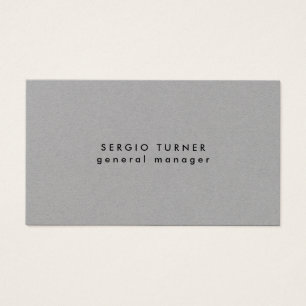 Schlicht Trendy Minimalistische Berufliche Visiten
