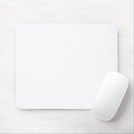 Schlicht und schlicht in der Farbe weiß klassisch Mousepad