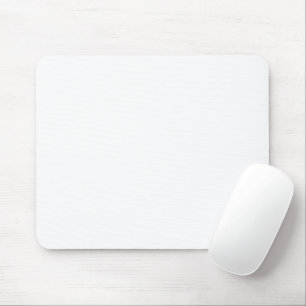 Schlicht und schlicht in der Farbe weiß klassisch Mousepad