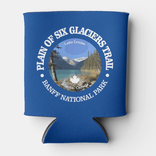 Schlicht von sechs Gletscherwanderwegen (rd) Dosenkühler (Vorderseite)