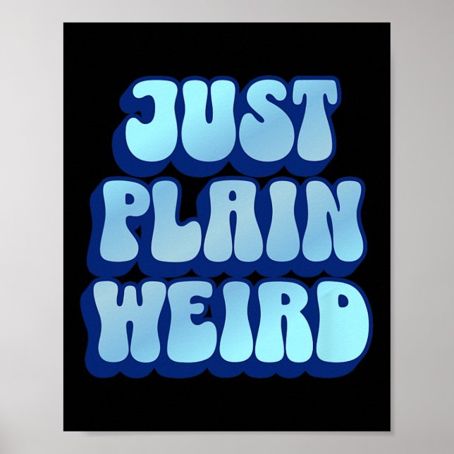 Schlicht Weird - Kamala Harris 2024 Poster (Vorne)