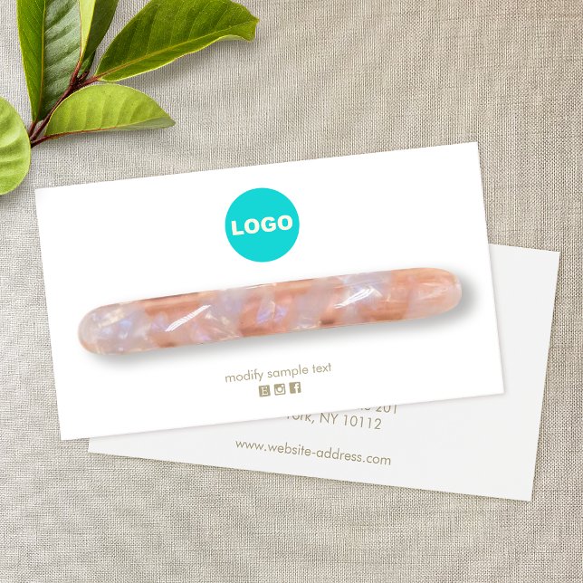 Schlichte Add-In-Logo-Hairclip-Barrett-Display-Kar (Von Creator hochgeladen)