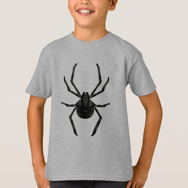 Schlichte Alte Spinne T-Shirt (Vorderseite)
