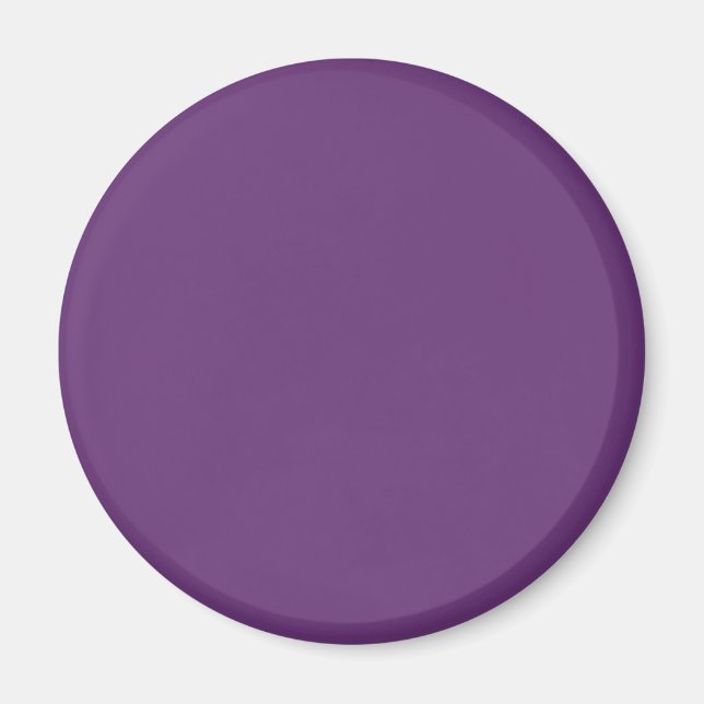 Schlichte Amarant in fester Farbe lila Magnet (Vorne)