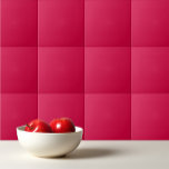Schlichte Amarant-Ruby-Rot Fliese<br><div class="desc">Schlichte Amarant-rotes Design in solider Farbe.</div>