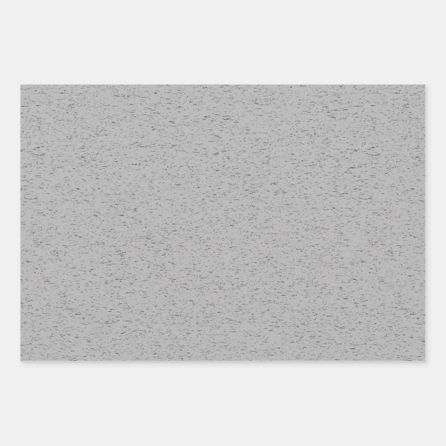 Schlichte Aschefarbe Geschenkpapier Set (Vorderseite)