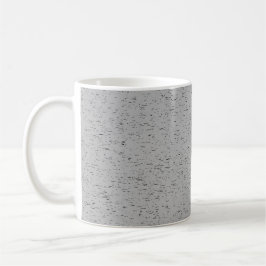 Schlichte Aschefarbe Kaffeetasse