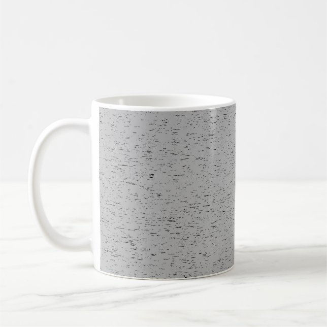 Schlichte Aschefarbe Kaffeetasse (Links)