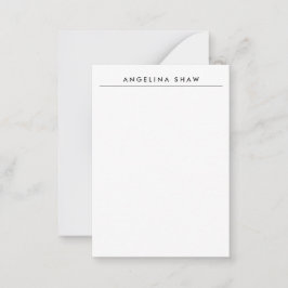 Schlichte Berufliche Kreation Mitteilungskarte