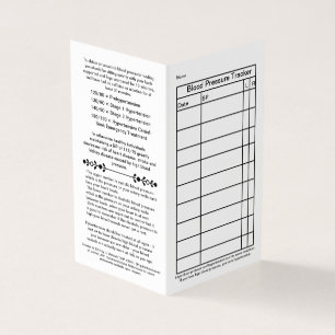 Schlichte Blutdruck-digitale Brieftasche Karte 202