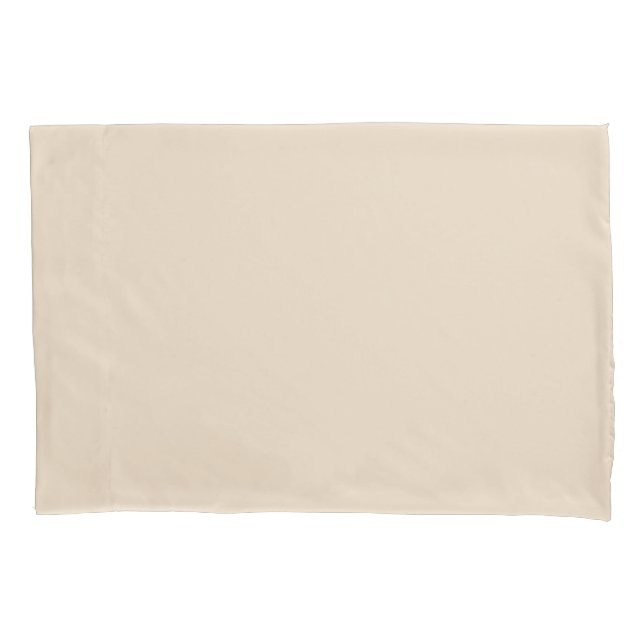 Schlichte Creme Pillow Case Kissenbezug (Vorderseite)
