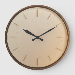 Schlichte Designer-Wandleuchte Große Wanduhr