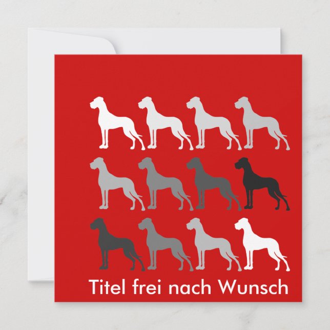 Schlichte Doggen (Vorderseite)