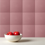 Schlichte Dusty-Rose in fester Farbe Fliese<br><div class="desc">Solid Farbe schlicht Dusty Rose Design.</div>
