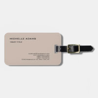 Schlichte, einfache Berufliche moderne Pastellfarb