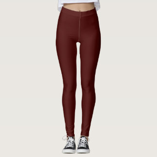 Schlichte Farbe der schwarzen Bean Leggings