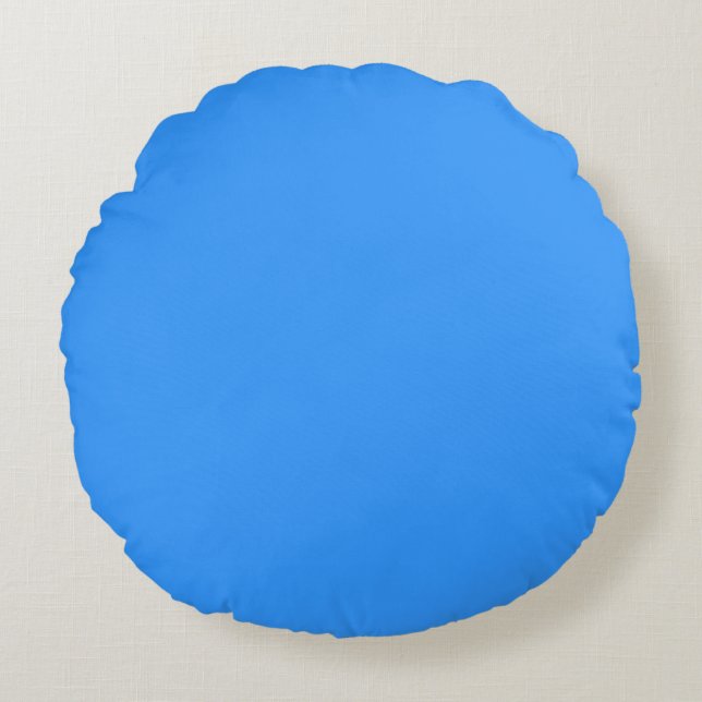 Schlichte Farbe Rundes Kissen (Vorderseite)