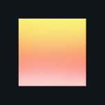 Schlichte Farbtöne - Gelb bis dunkelrosa Ober Leinwanddruck<br><div class="desc">Farbenfrohe Hintergrundfarbe gelb,  orange,  rot und rosa.</div>