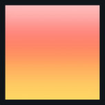 Schlichte Farbtöne - Gelb bis dunkelrosa Ober Poster<br><div class="desc">Farbige Gelb-,  Orange-,  Rot- und Rosatöhre, </div>