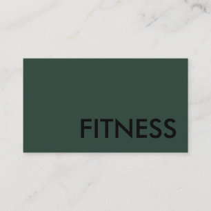 Schlichte Fitness Modernes Minimalistisch Visitenkarte