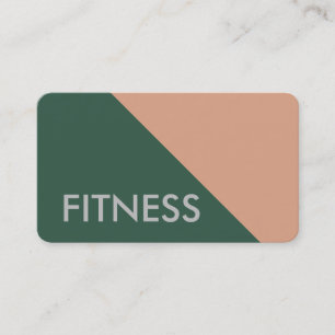 Schlichte Fitness Modernes Minimalistisch Visitenkarte