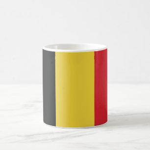 Schlichte Flagge Belgiens Tasse