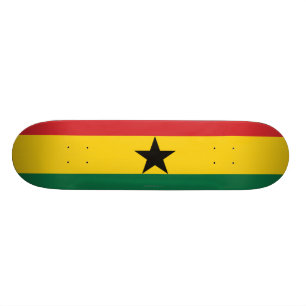 Schlichte Flagge Ghanas Skateboard
