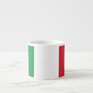 Schlichte Flagge Italiens Espressotasse