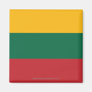 Schlichte Flagge Litauens Magnet