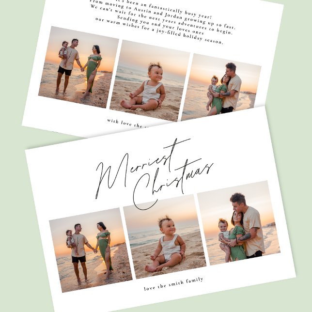 schlichte frohe Weihnachten | 6 Foto Collage glück (Von Creator hochgeladen)