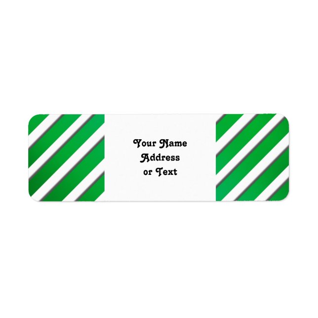 Schlichte grüne Streifen (2. Farbe hinzufügen) (Vorne)