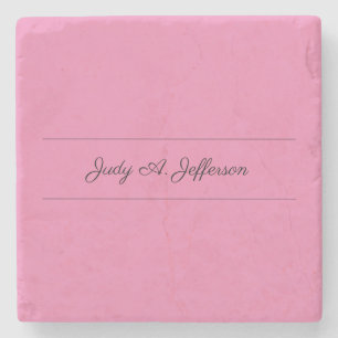 Schlichte klassische Minimalistische Parisienne-Ka Steinuntersetzer