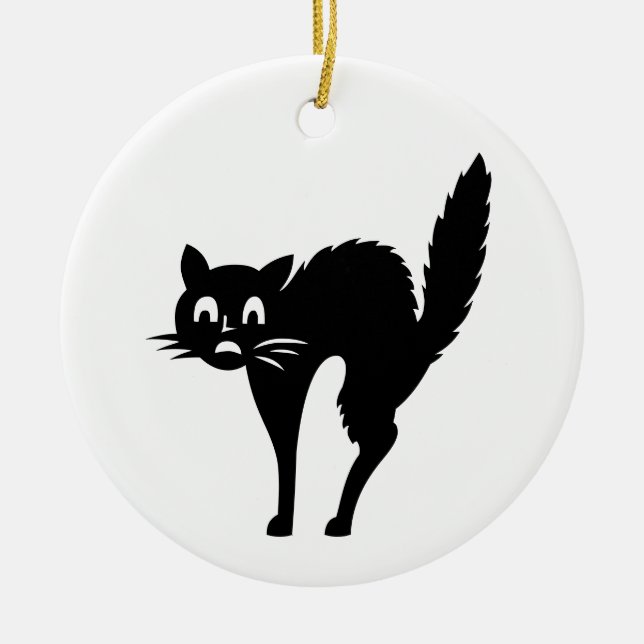 Schlichte leere Rot-Schatten DIY addieren Keramik Ornament (Vorne)