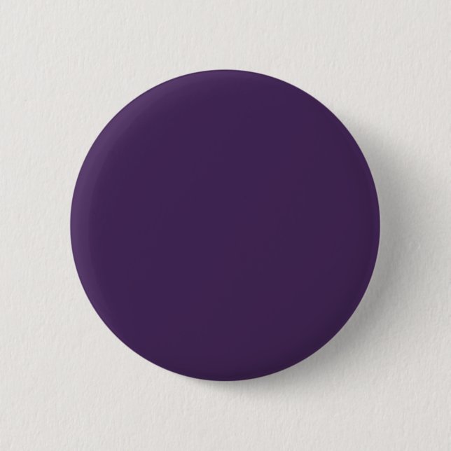 Schlichte, lila Acai-Beere in fester Farbe Button (Vorderseite)