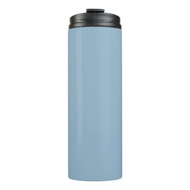 Schlichte Pastellfarben, blass Thermosbecher (Vorderseite)