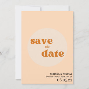 schlichte Retro ohne Foto Save the Date
