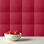 Schlichte Rot Barbados Cherry Fliese<br><div class="desc">Solid Farbe schlicht rotes Barbados Cherry Design.</div>