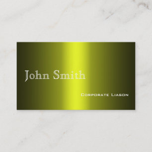 Schlichte Schatten Goldder beruflichen Visitenkarte
