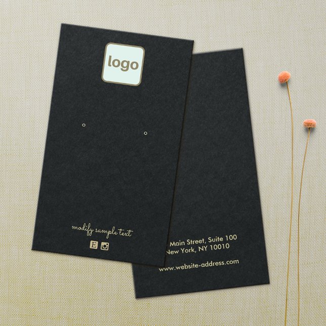 Schlichte Schwarze Anzeige für die Aufnahme von Lo (Von Creator hochgeladen)