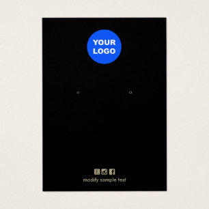 Schlichte Schwarze Karte für die Wiedergabe des Lo