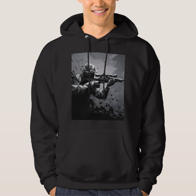 SCHLICHTE SICHT HOODIE (Vorderseite)