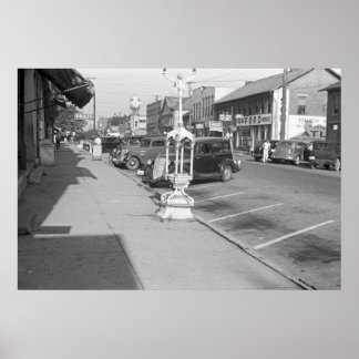Schlichte Stadt, Ohio, 30er Poster