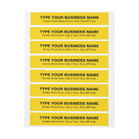 Schlichte Texte Gelb Business